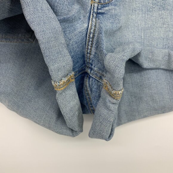 Old Navy Denim Shorts High Rise OG Straight Blue Cuffed NWT - Picture 7 of 11